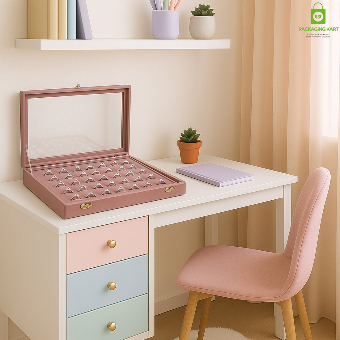 Ring Display Stand – Elegant Jewelry Organizer for Shops & Exhibitions