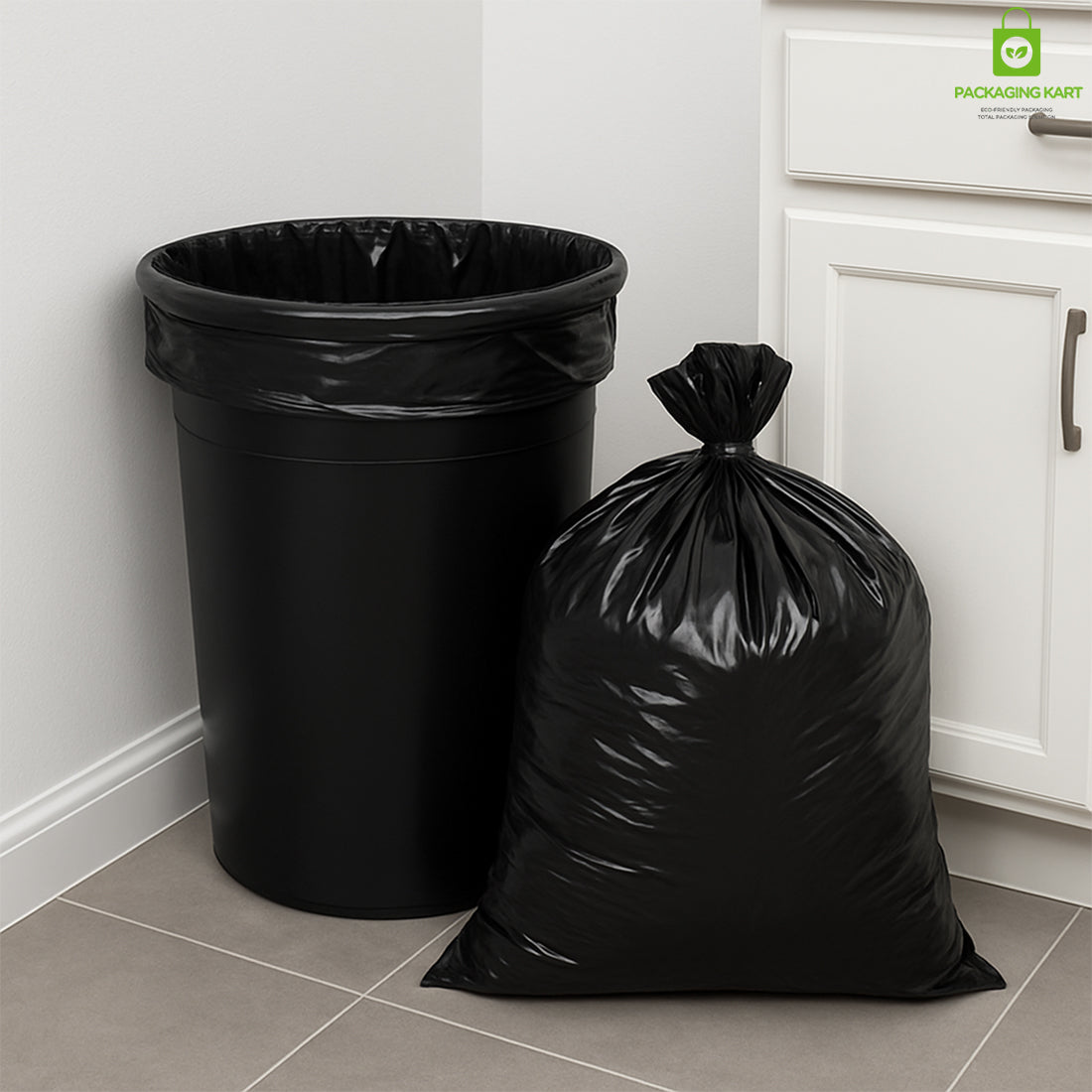 Heavy Duty Garbage Bags – Extra Strong Trash Bags for Home & Office