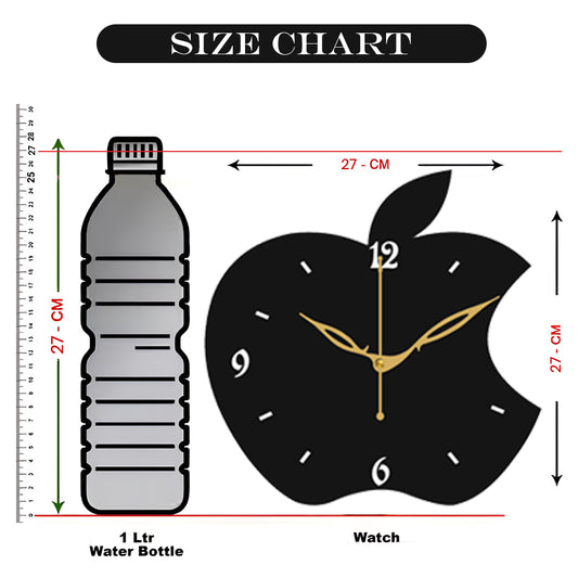 Round Wooden Analog Wall Clock with Modern Look