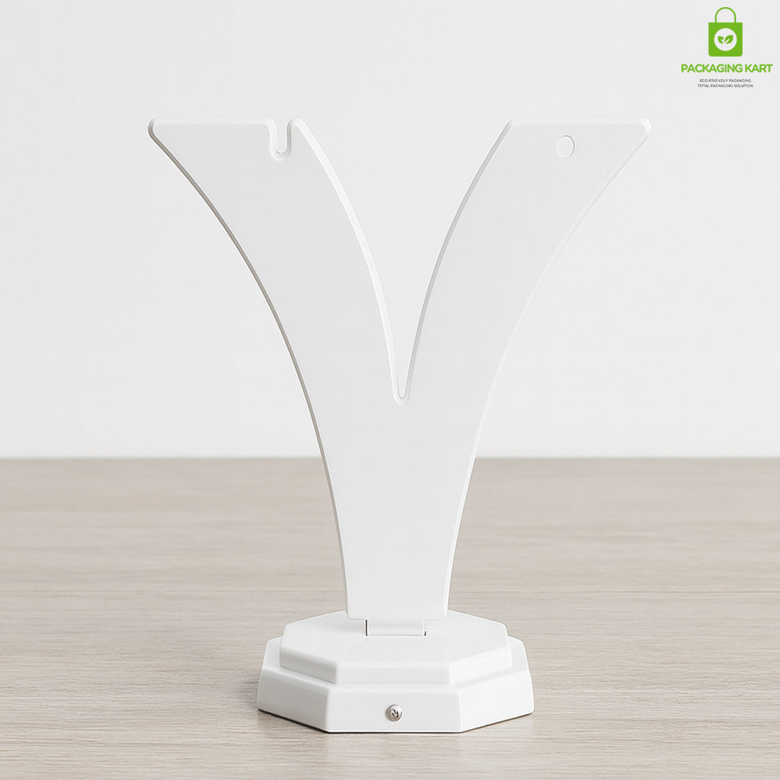 Minimalist White Earring Holder – Y Shape Jewelry Organizer