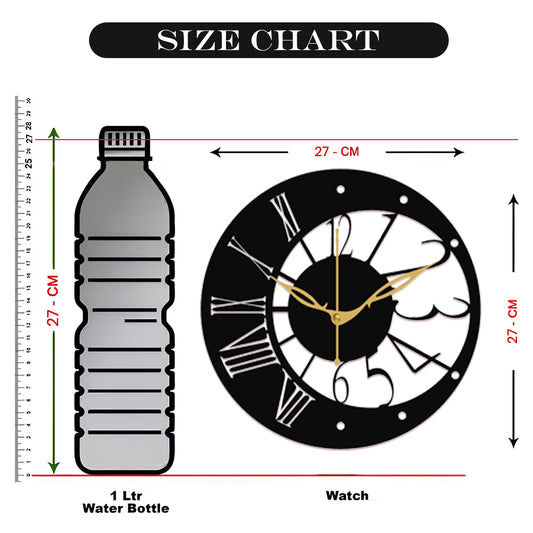 Large Decorative Wall Clock for Living Room Walls