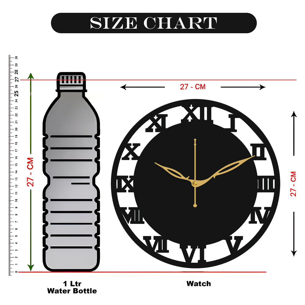 Decorative Wall Clock for Kitchen & Living Room