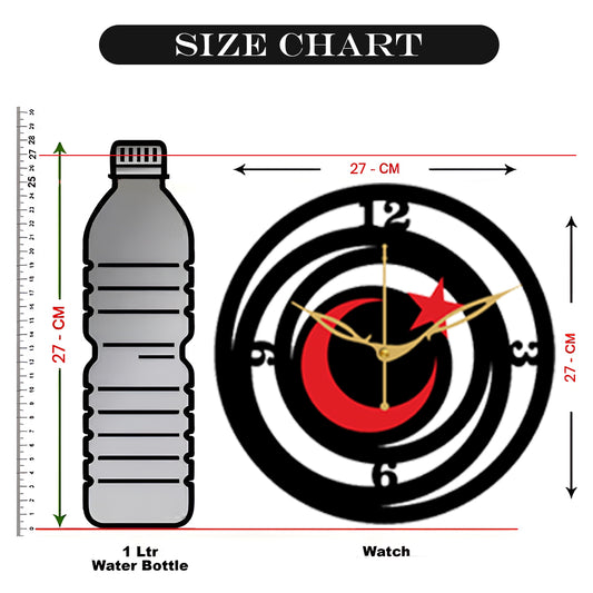 Premium Wooden Analog Wall Clock with Silent Movement