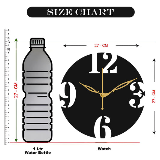 Modern Round Decorative Wall Clock with Silent Movement