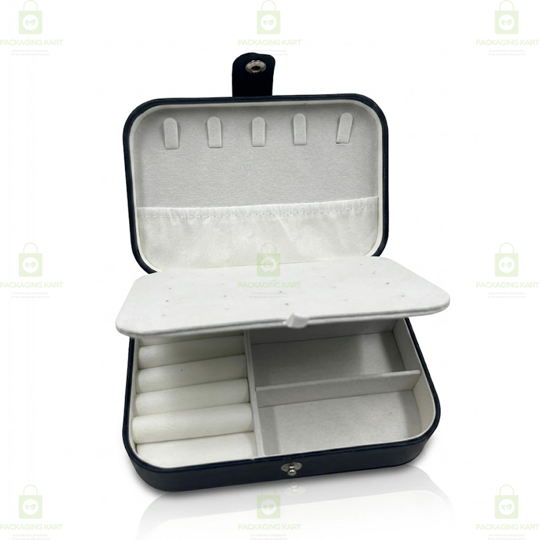 Premium 2 Step Jewellery Box for Women – Velvet Organizer Gift Case for Rings, Earrings & Necklace