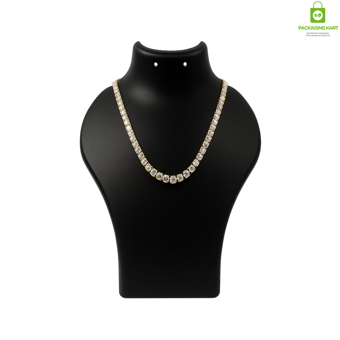 Black Plastic Fibre Jewellery Display Statue – Elegant Neck Stand