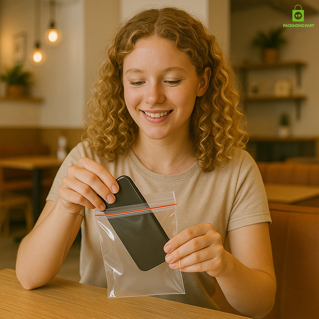 Transparent Zip Lock Bag for Food and Jewellery Packaging
