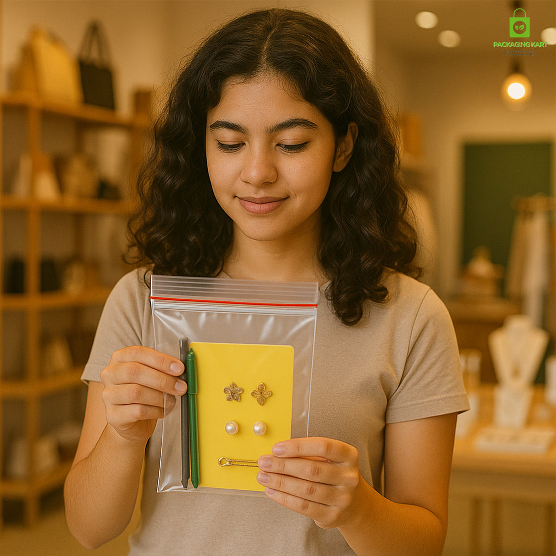 Transparent Zip Lock Bag for Food and Jewellery Packaging