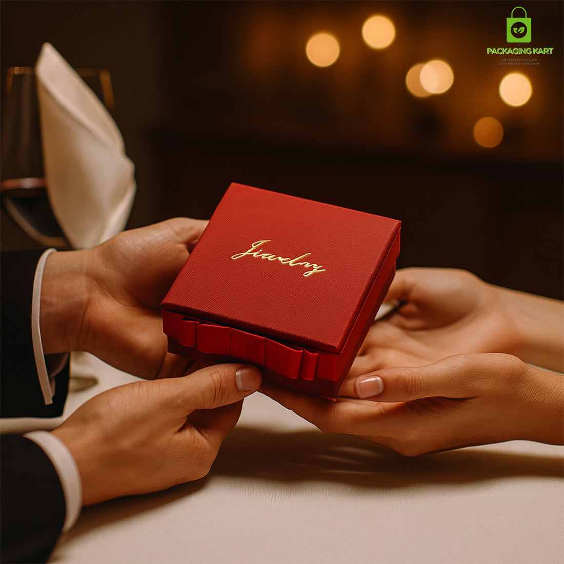 Red Multi-Layer Jewellery Box with Lock – Safe & Durable