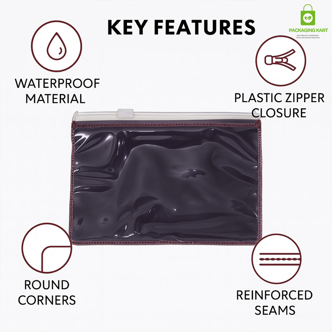 Maroon Velvet Pouch for Rings, Bracelets, Chains β Multipurpose Use