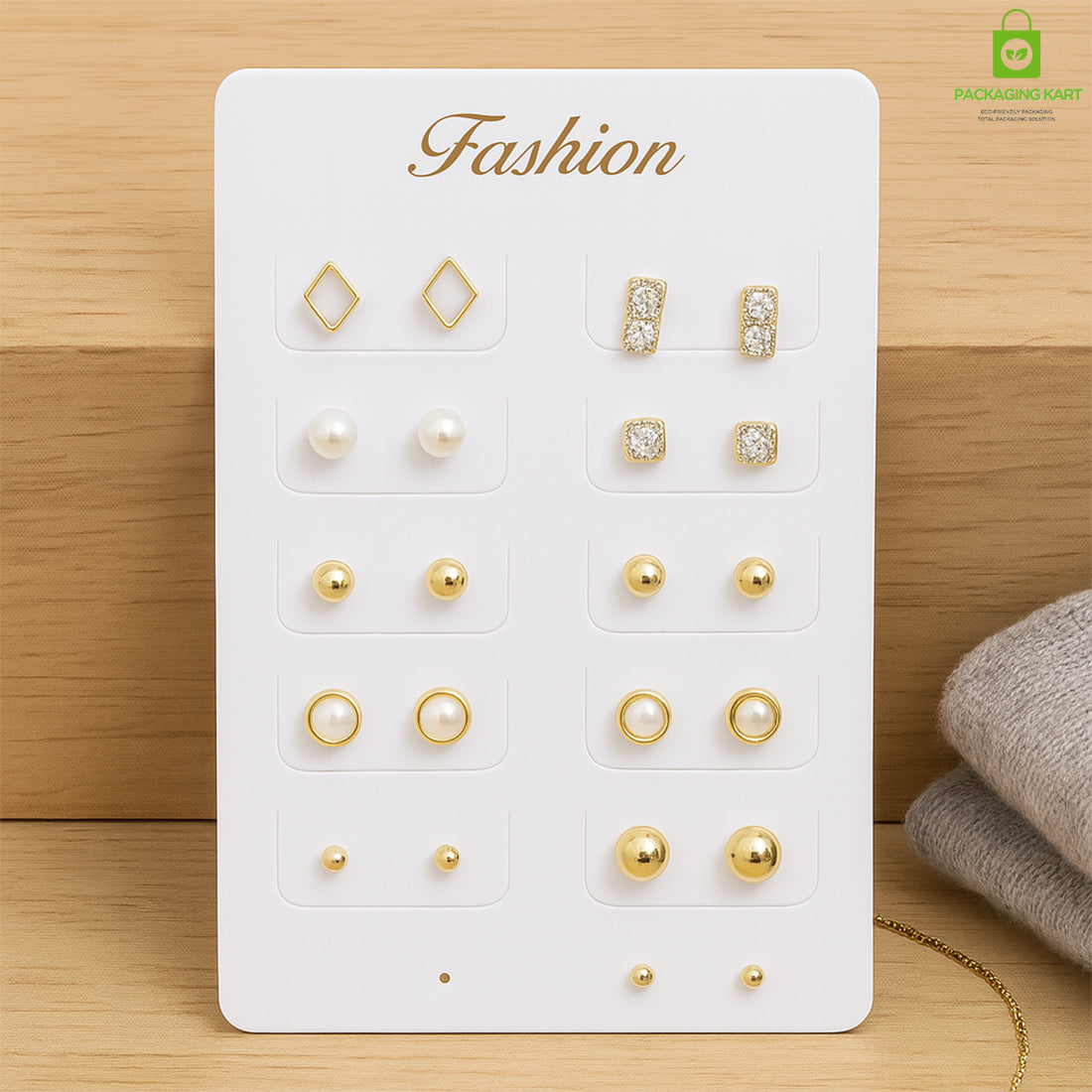 Reusable Earring Holder Cards – Eco-Conscious Jewellery Display