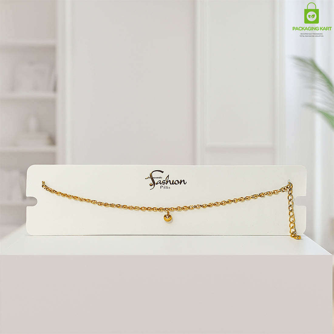 Black Display Card for Anklets & Bracelets Presentation