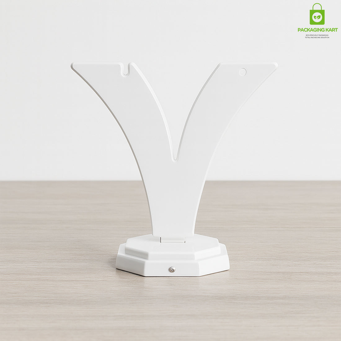 Minimalist White Earring Holder – Y Shape Jewelry Organizer