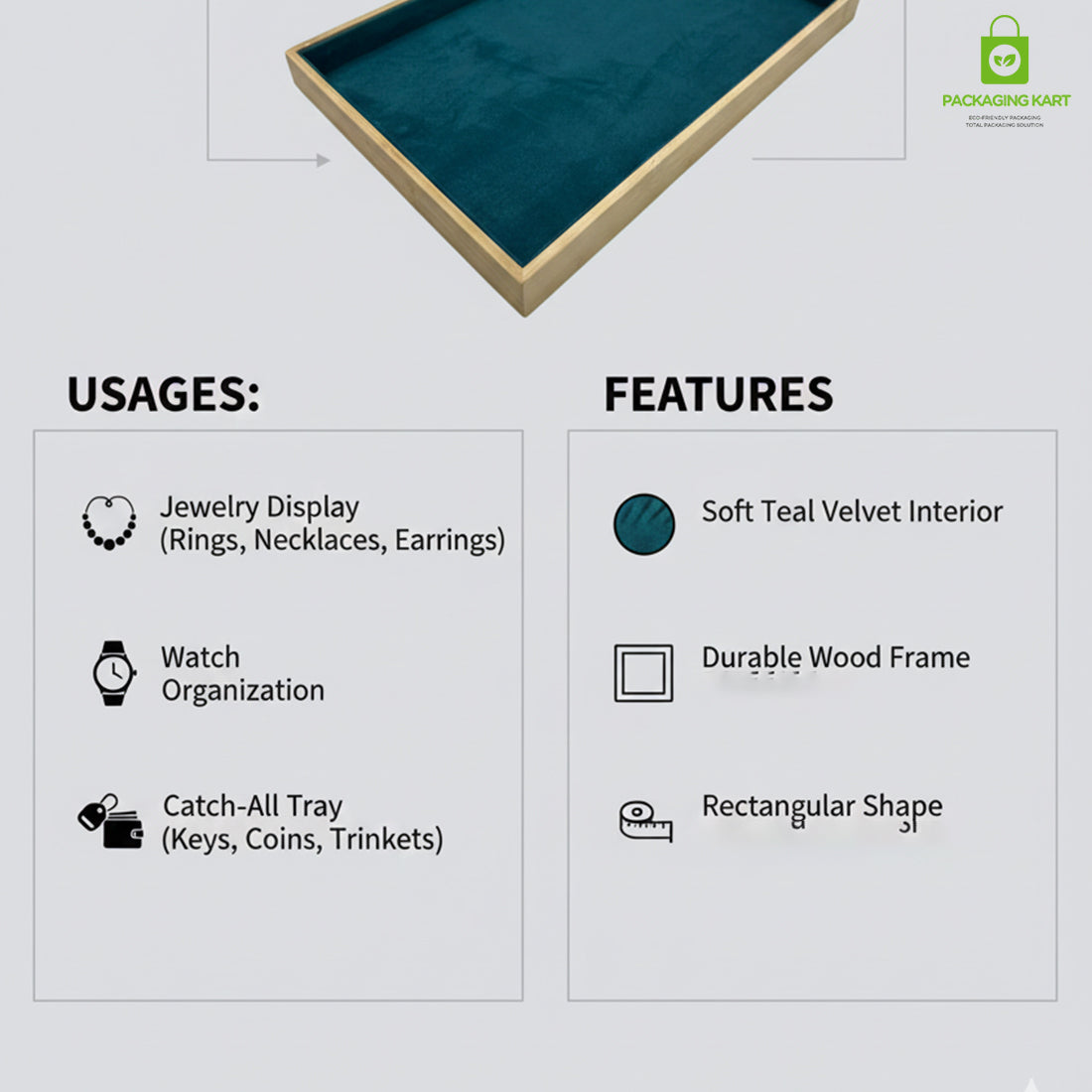 Luxury Green Velvet Box for Bracelet, Kada & Watch – Premium Jewellery Packaging