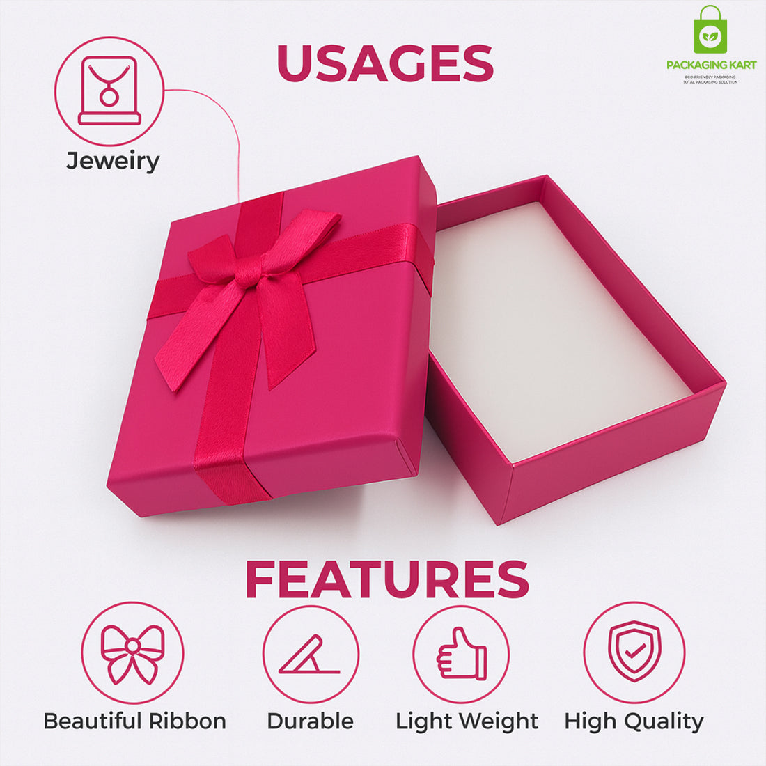 Luxury Light Pink Jewellery Case – Keep Your Rings, Earrings & Necklaces Organized