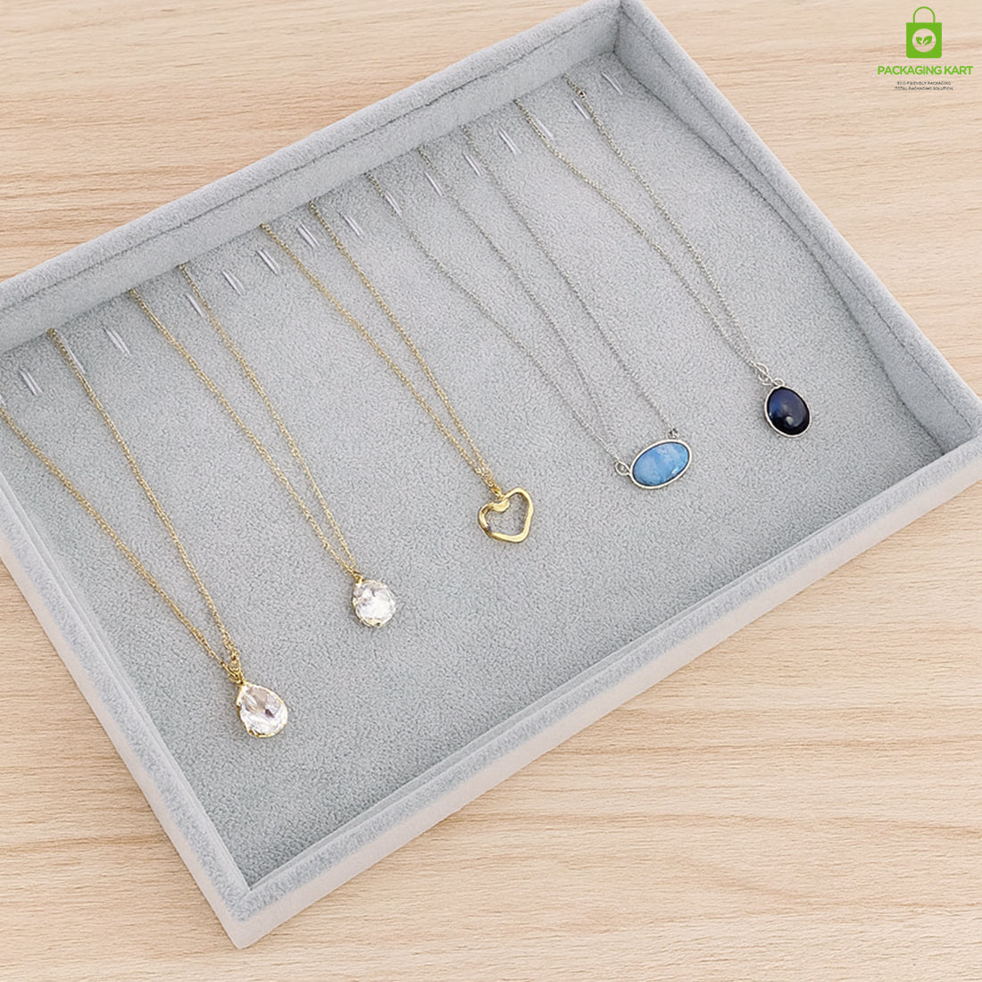 Premium Grey Chain for Jewellery Tray & Showcase