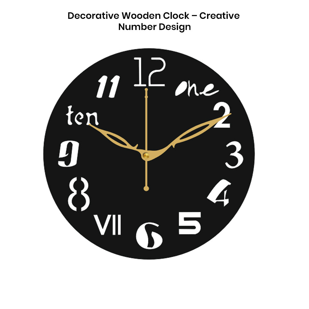 Fancy Decorative Wall Clock for Drawing Room