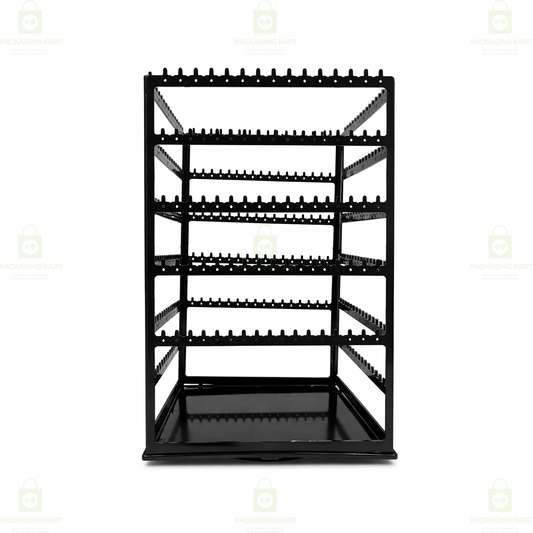 Portable Rotating Earring Stand – 360 Degree Jewelry Storage Organizer