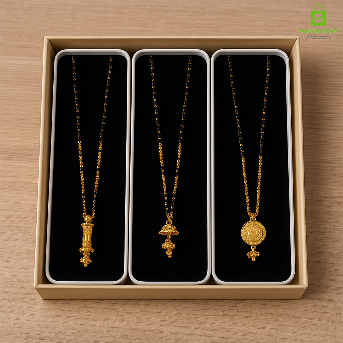 Luxury Plastic Jewellery Box for Mangalsutra – Protective & Elegant