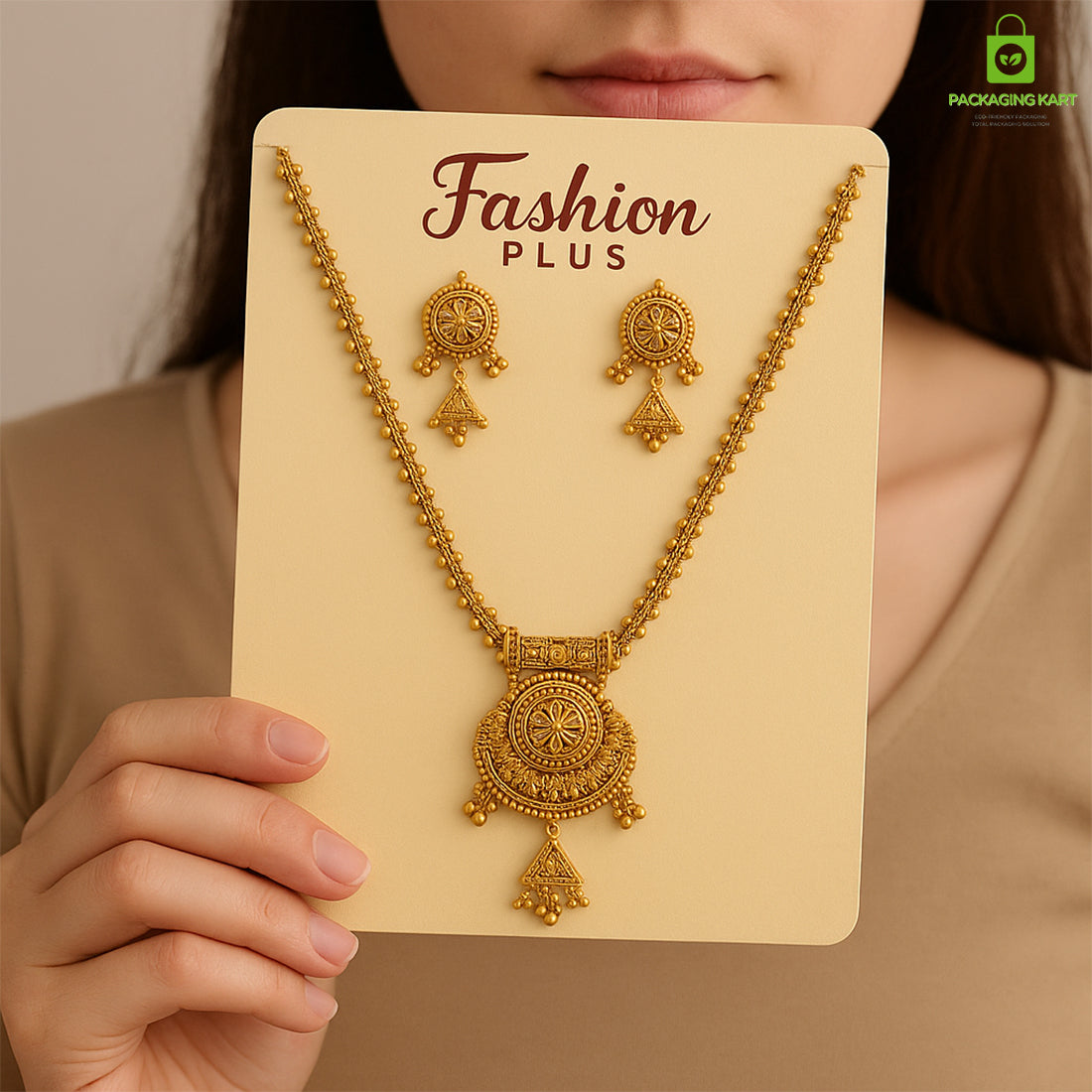 Durable Necklace Display Holder Cards for Jewelry Shops