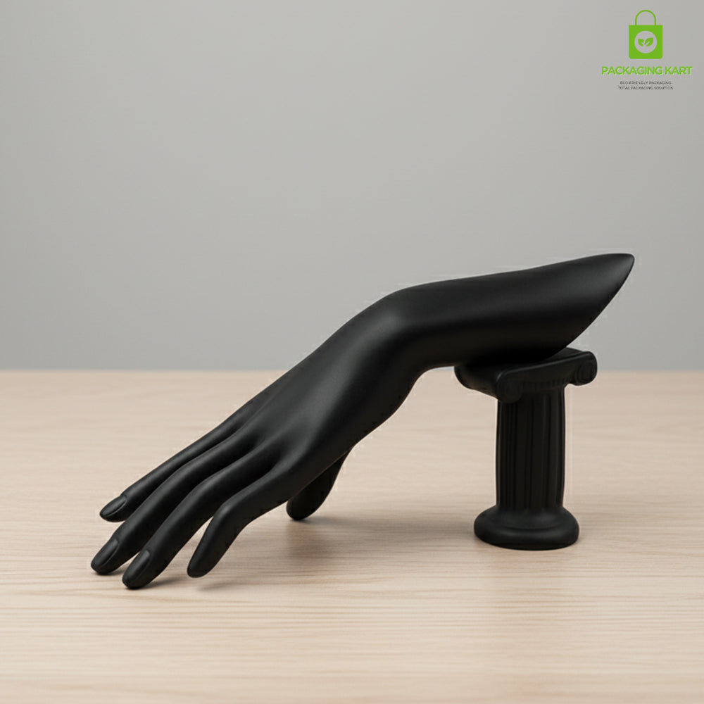Premium Black Hand Statue Jewellery for Rings, Bracelets & Accessories