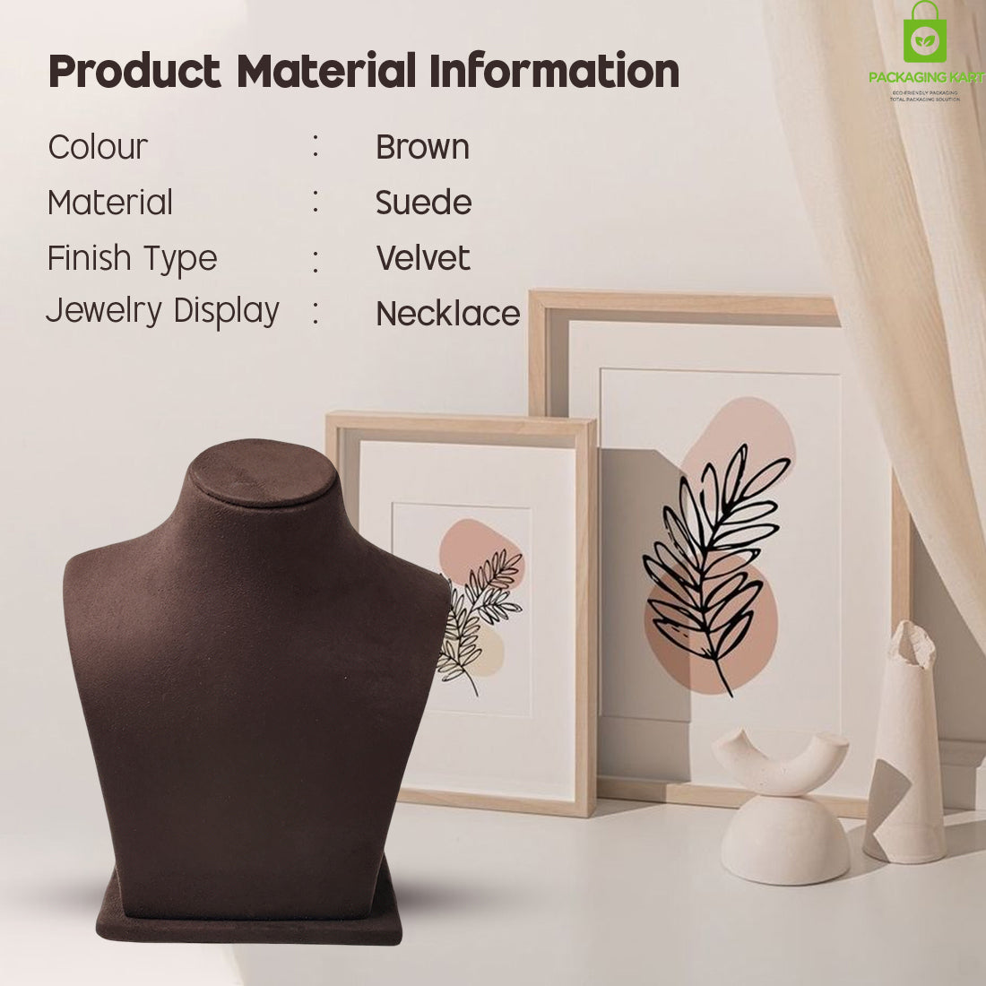 Luxury Brown Velvet Jewellery Set ā Perfect for Wedding & Party