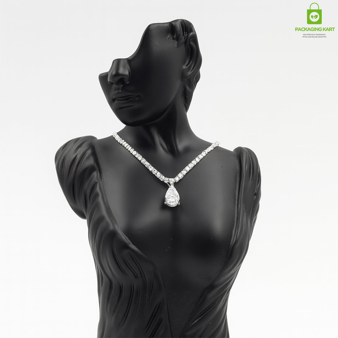 Mangalsutra Necklace Display Bust with Mannequin Face