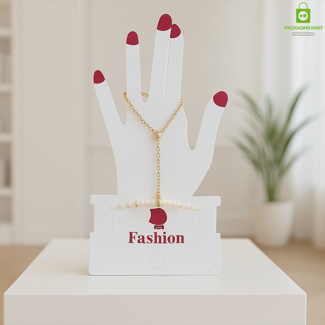 Premium Jewelry Display Card for Anklets and Bracelets