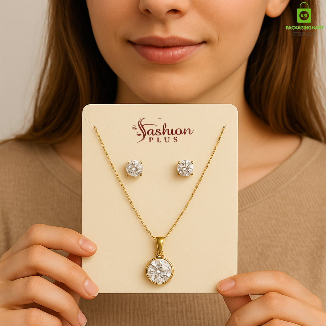 Durable Necklace Display Holder Cards for Jewelry Shops