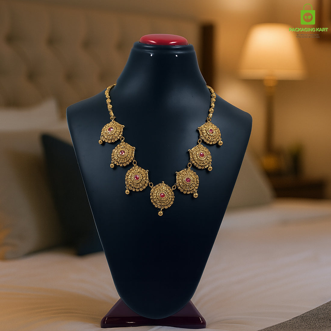 Mangalsutra & Necklace Set Display Statue – Elegant Jewellery Stand