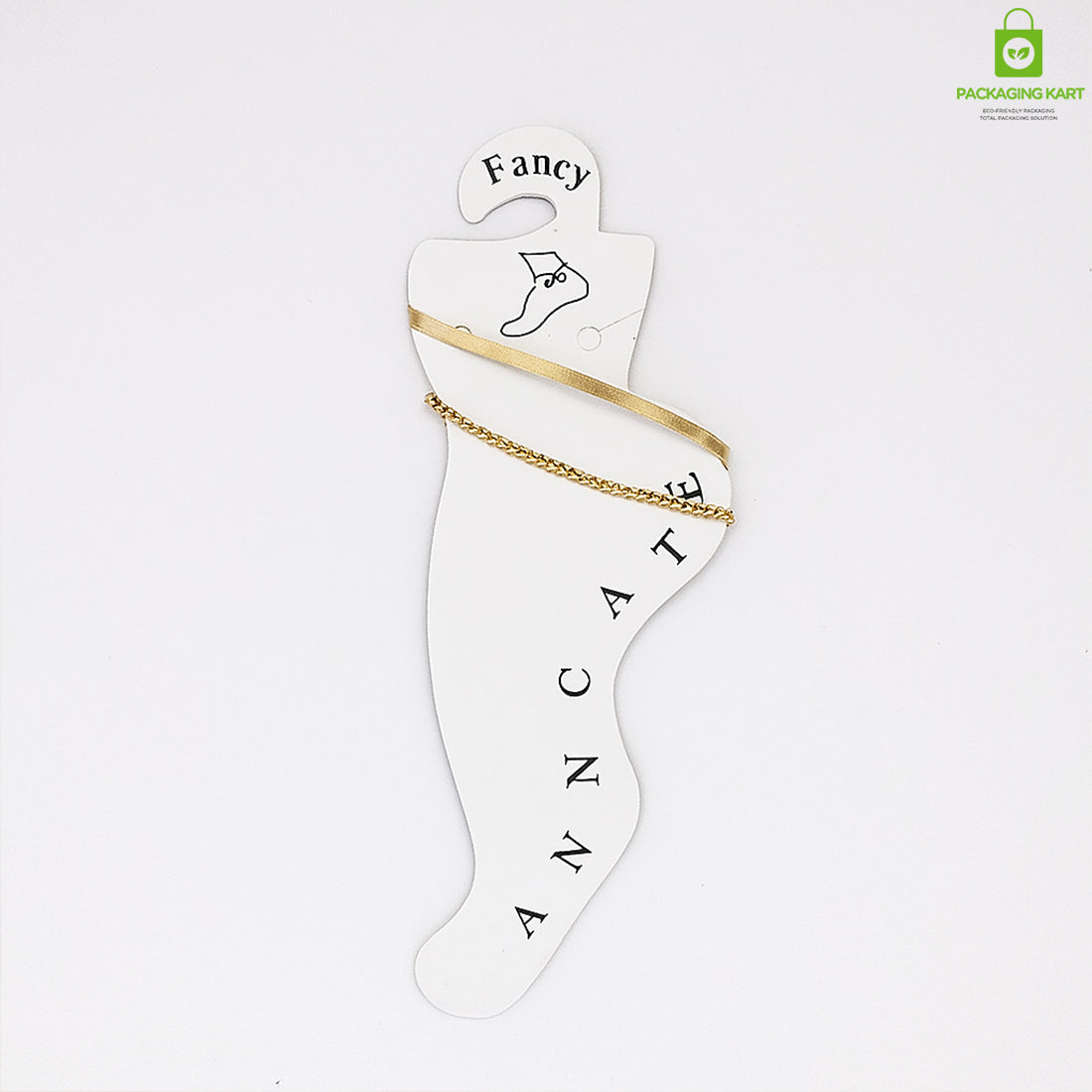 Premium Jewelry Display Card for Anklets and Bracelets