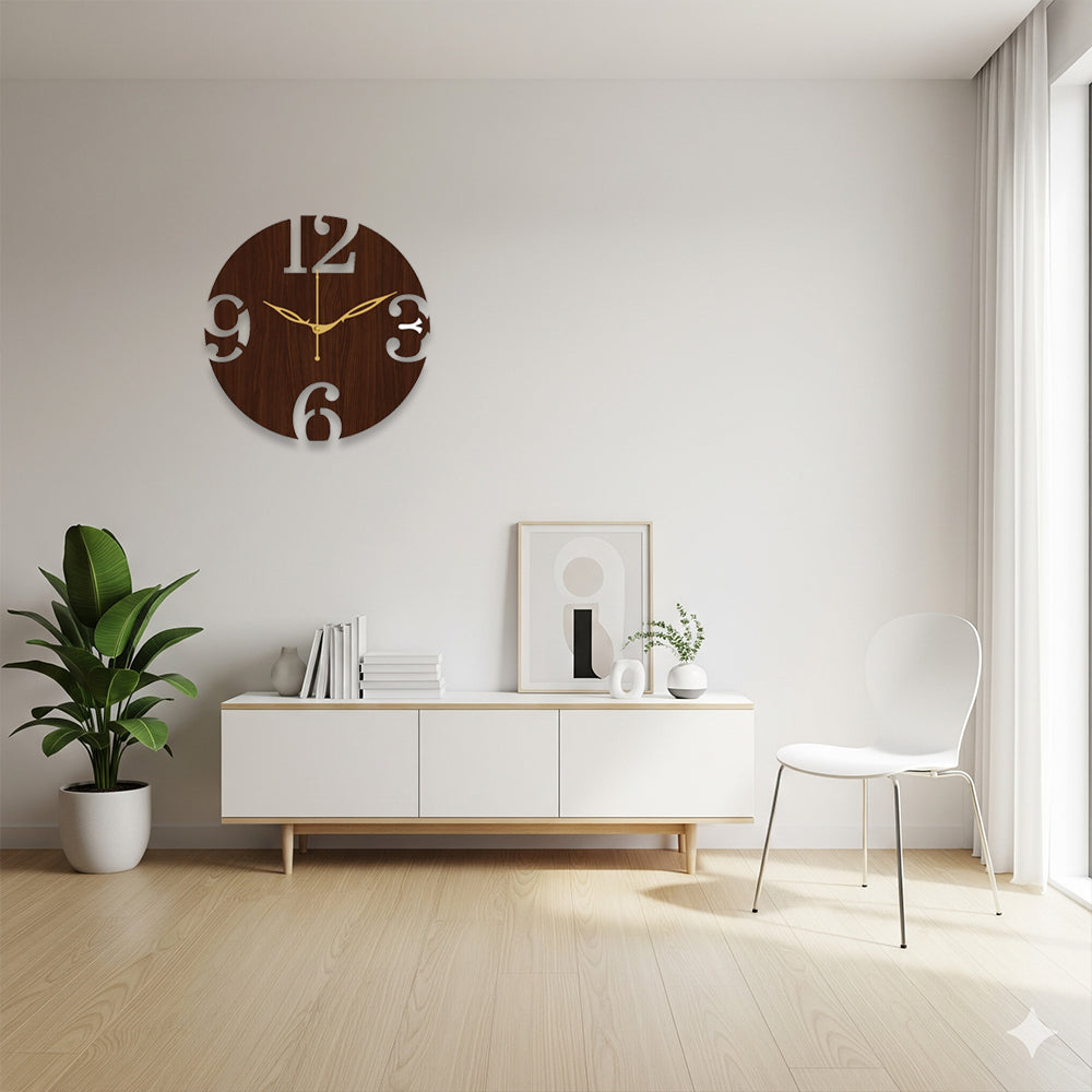 Handmade Wooden Decorative Wall Clock for Gifts