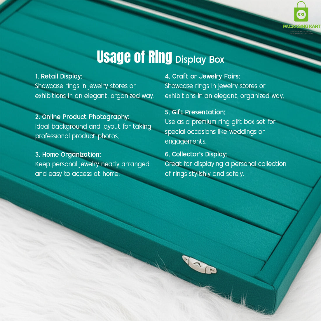 Ring Display Stand – Elegant Jewelry Organizer for Shops & Exhibitions