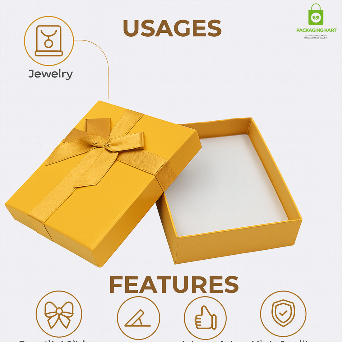 Yellow Multi-Layer Jewellery Box with Lock – Safe & Durable