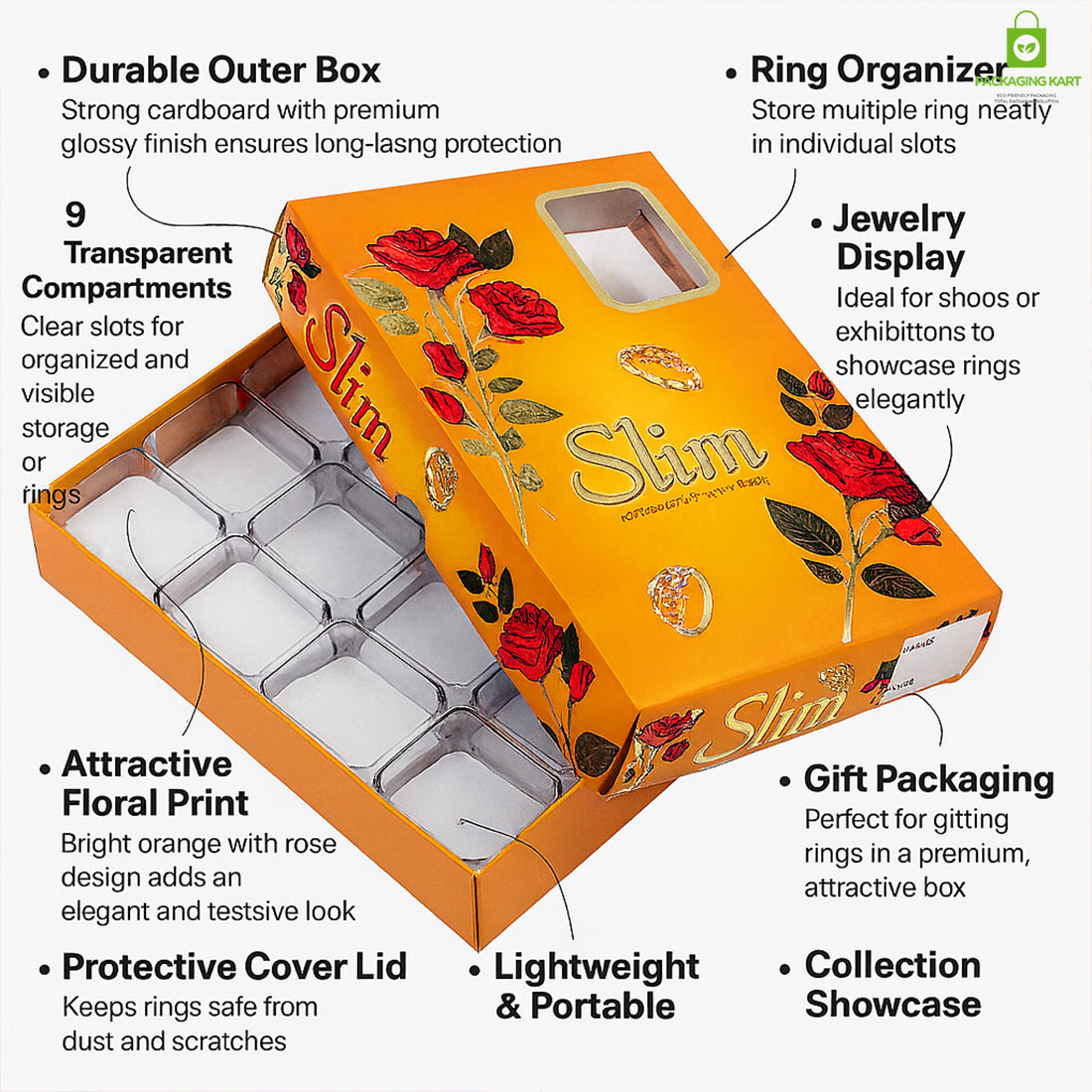 Jewellery Ring Display Box – Stylish & Durable Dabi Design