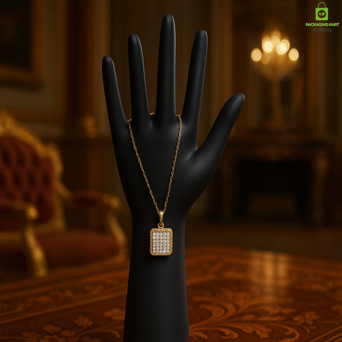 Premium Black Hand Statue Jewellery for Rings, Bracelets & Accessories