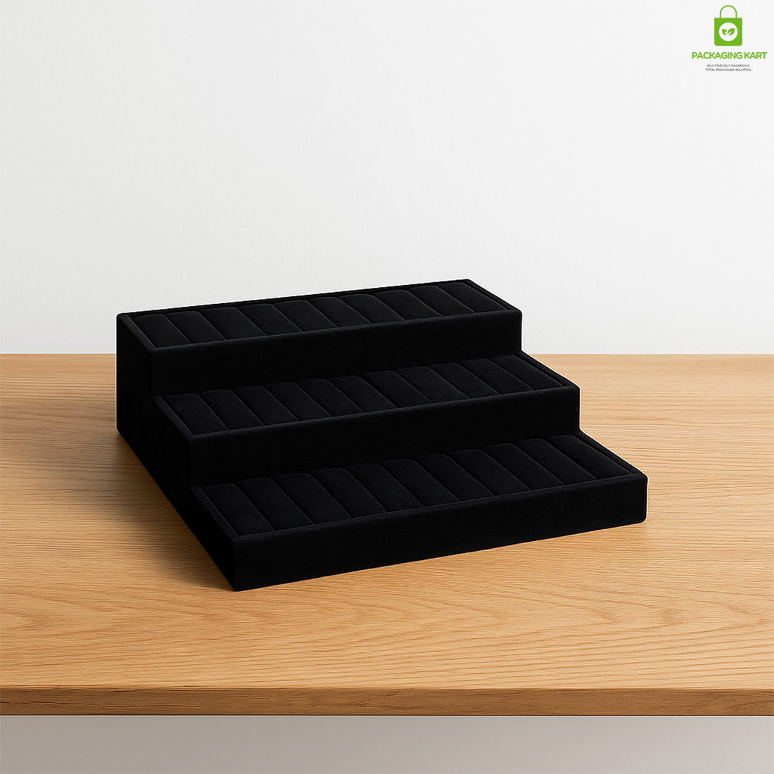 Elegant Black 3 Step Kada Bracelet – Perfect for Jewellery Tray Display