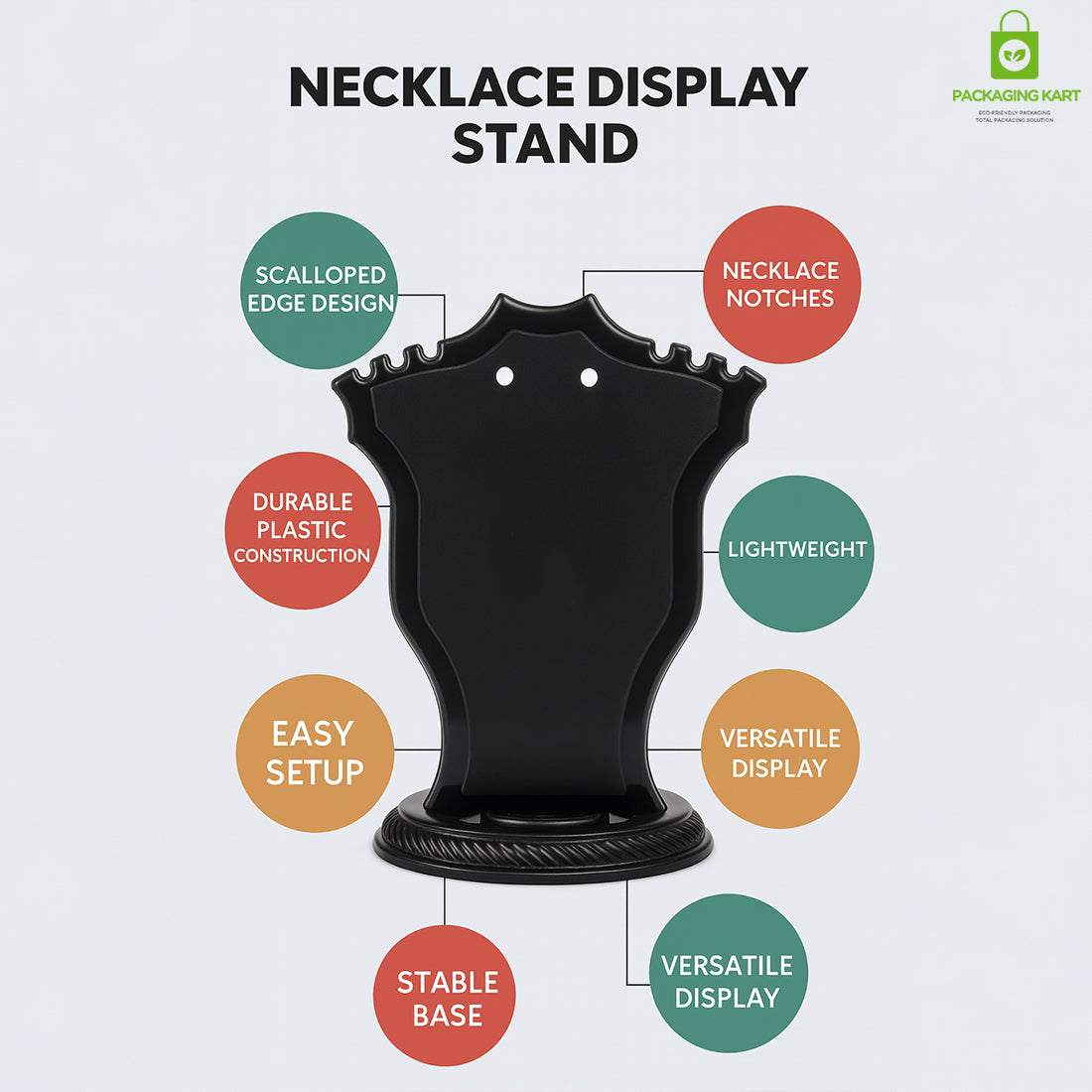 Mangalsutra & Chain Pendant Display Statue – Elegant Jewellery Stand