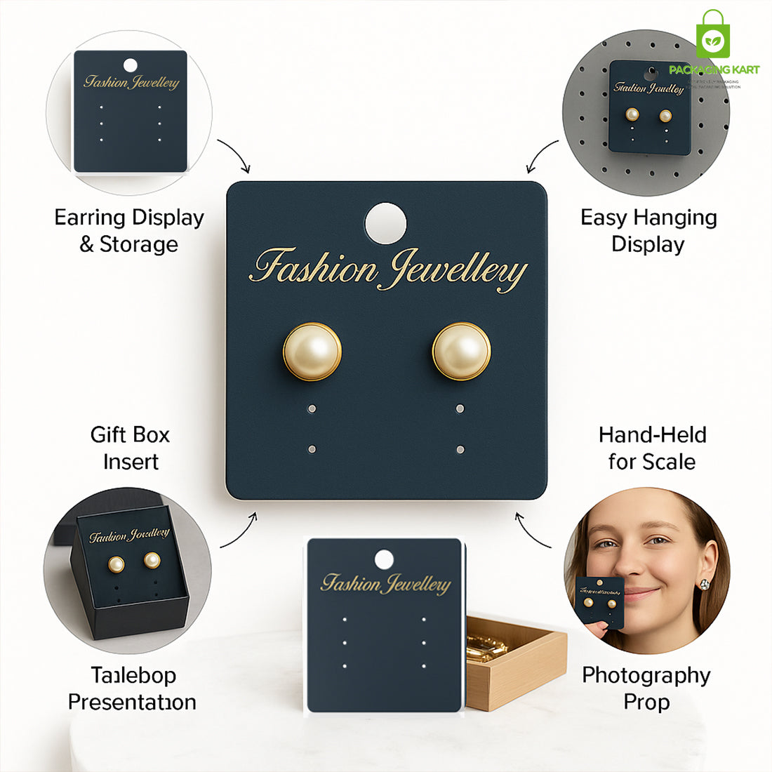 Eco-Friendly Earring Cards – Sustainable Jewellery Packaging