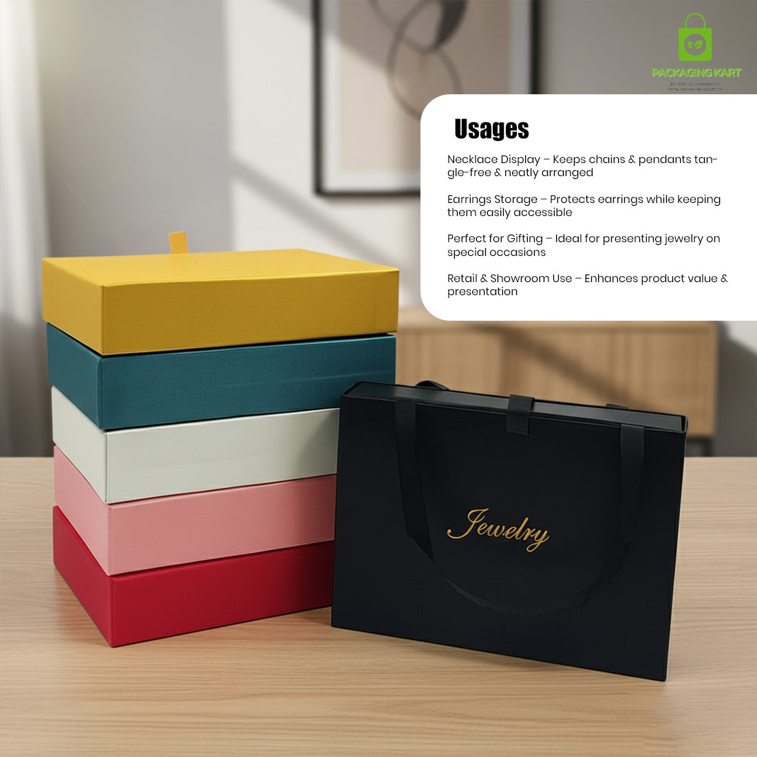 Fancy Paper Box for Jewellery Organizer – Stylish & Durable Storage