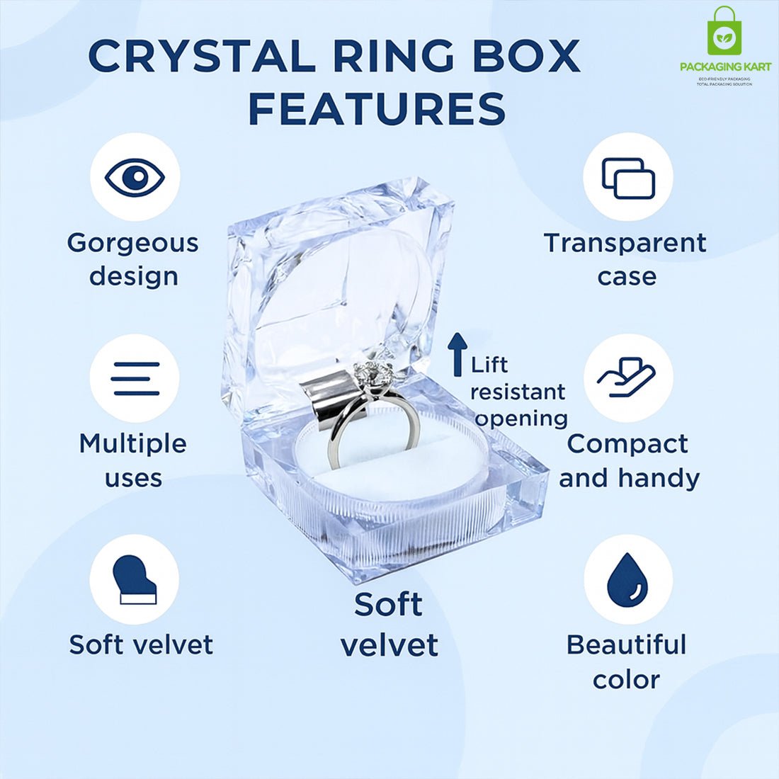 Elegant Ring Jewellery Holder Box – Perfect Gift for Loved Ones