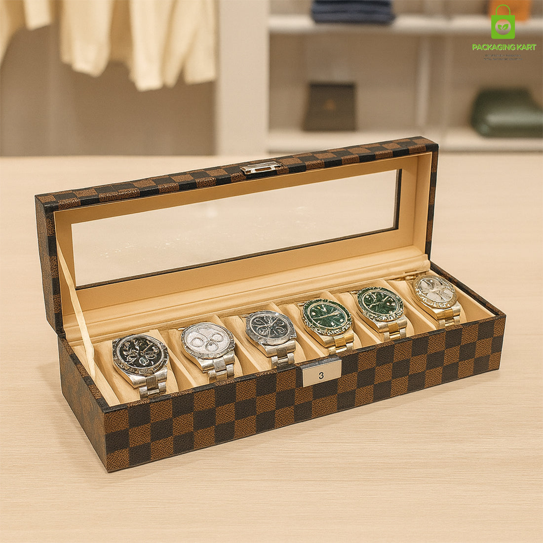Premium Multi Colour Watch & Bracelet Jewellery Storage Box