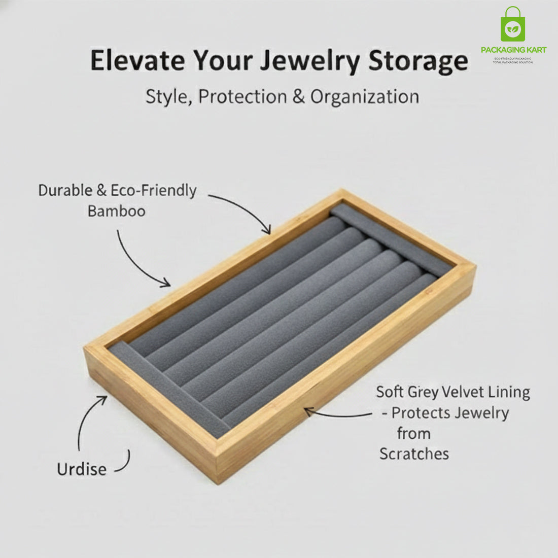 Premium Kada and Bracelet Tray – Velvet Jewellery Organizer