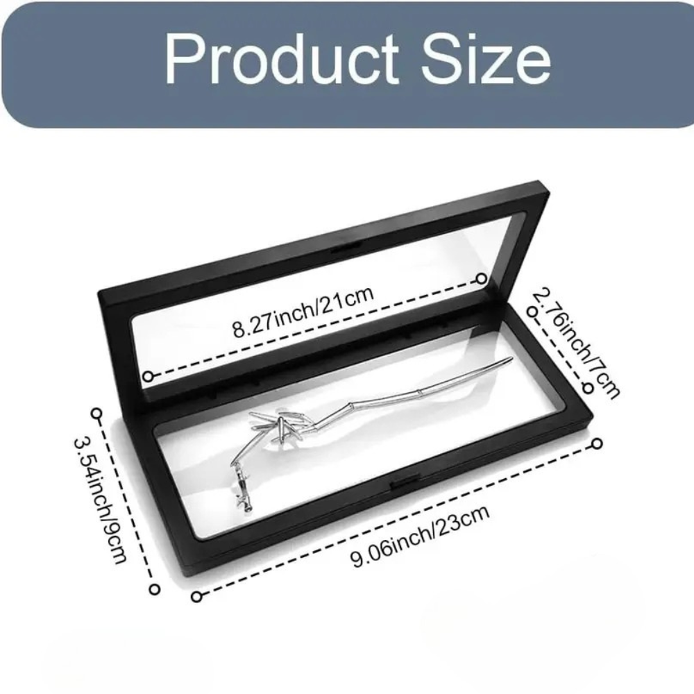 9X23 Jewellery Floating Frame Display Box ā 3D Effect for Rings & Pendants