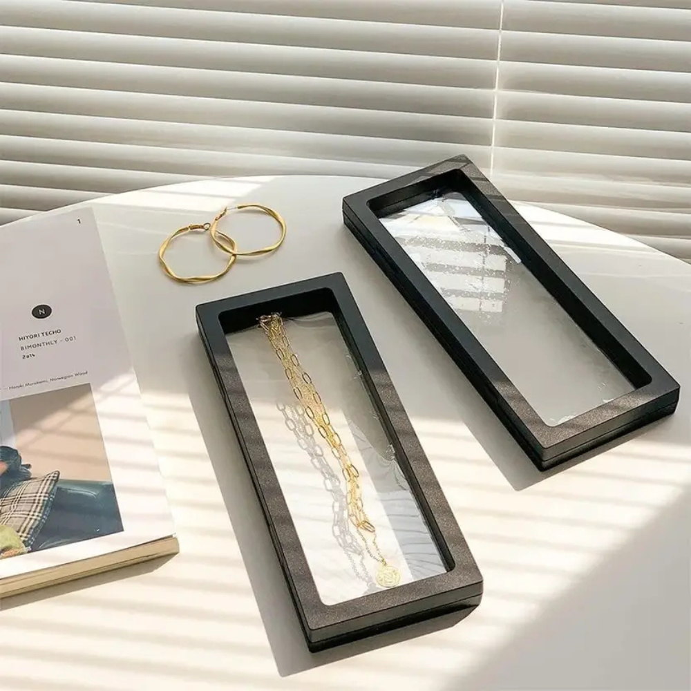 7X18 Jewellery Display 3D Floating Box ā Transparent & Reusable Showcase