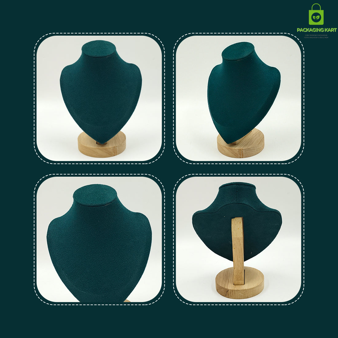 Elegant Green Velvet Jewellery Set for Women ā Premium Look