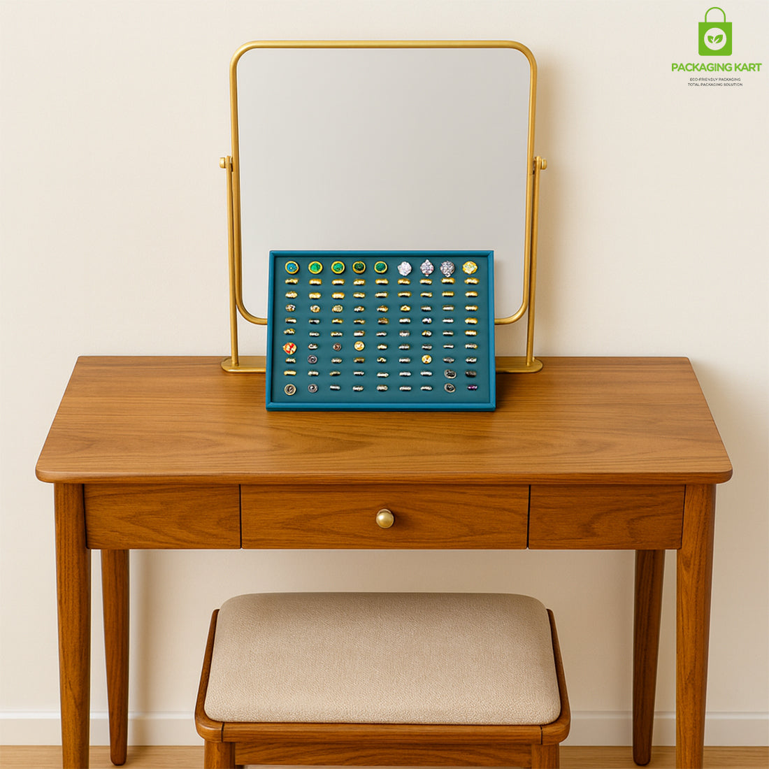 Fancy Green Ring Jewellery Stand – Premium Display Organizer