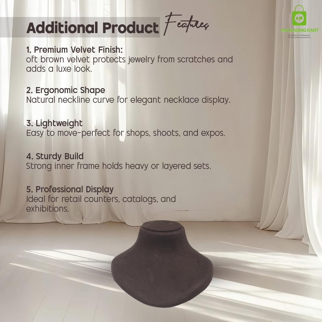 Handmade Brown Velvet Jewellery Set – Designer Craft