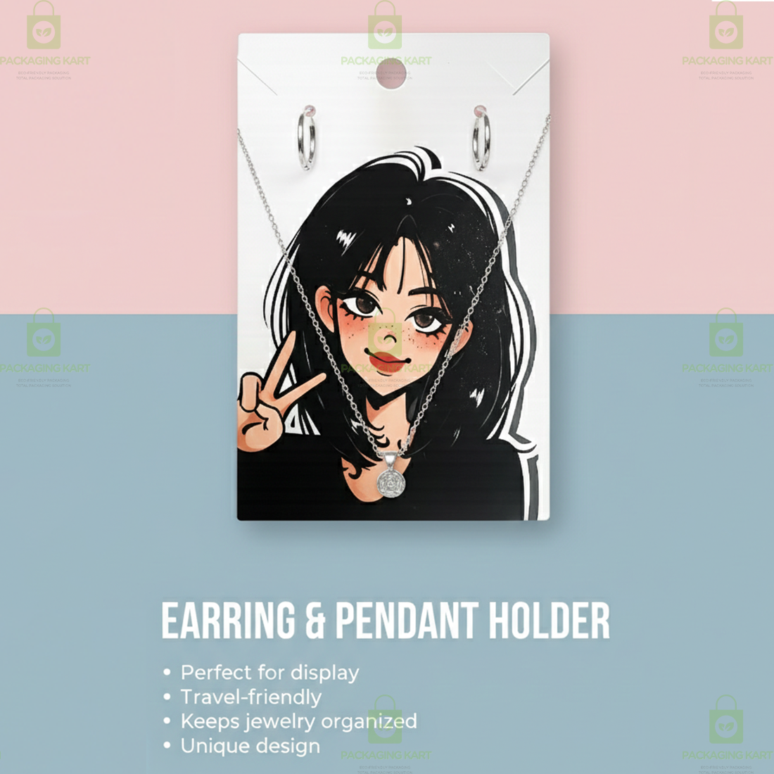 Premium Necklace Baby Card for Mangalsutra | Jewellery Presentation Card