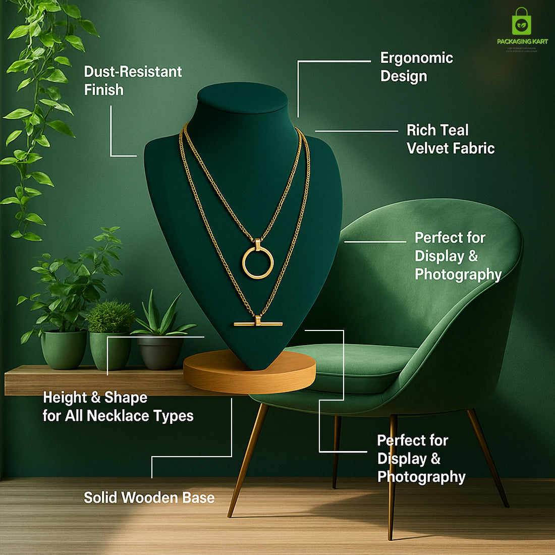 Elegant Green Velvet Jewellery Set for Women ā Premium Look